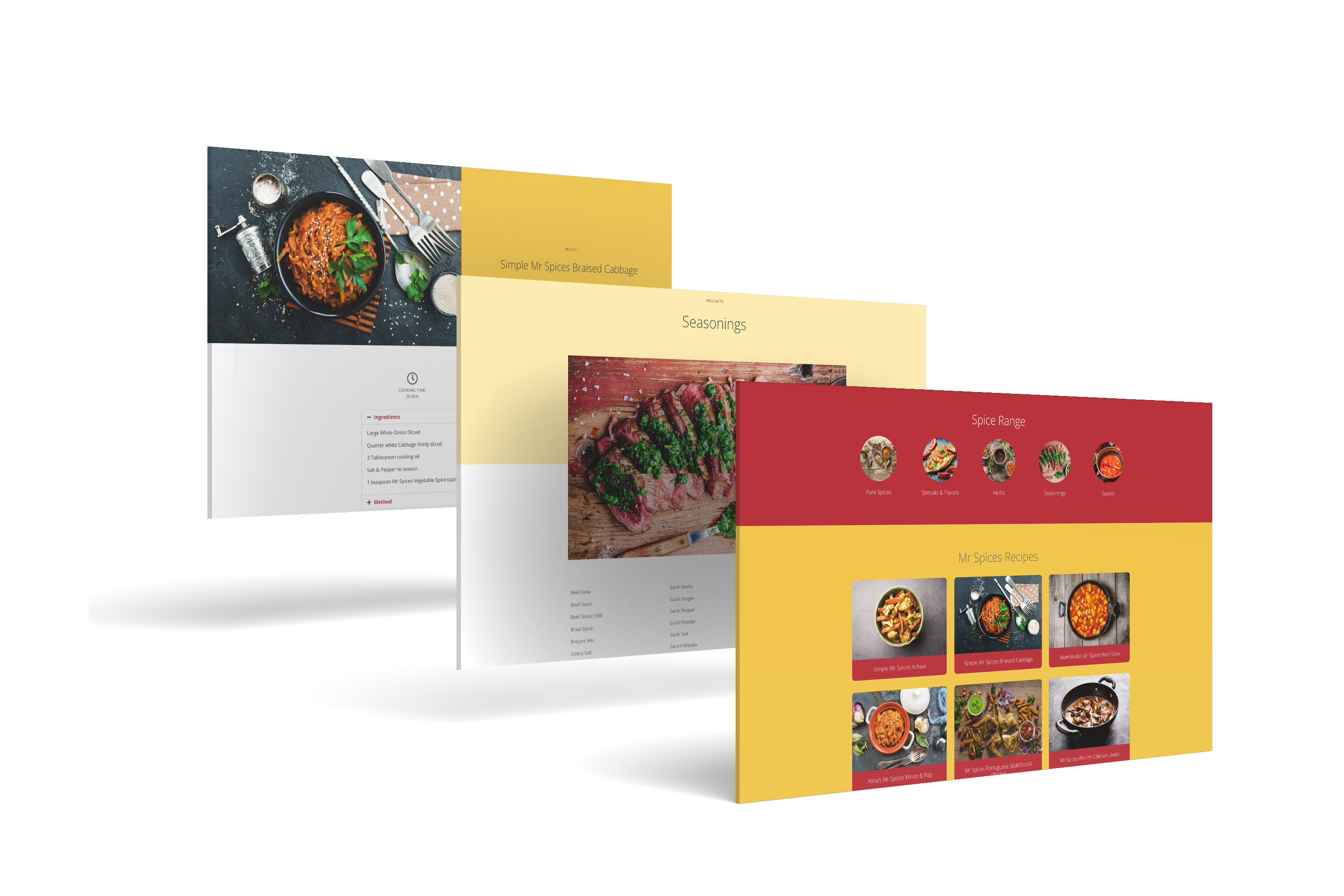 Amorphous New Media_Mr Spices_Digital design_Website